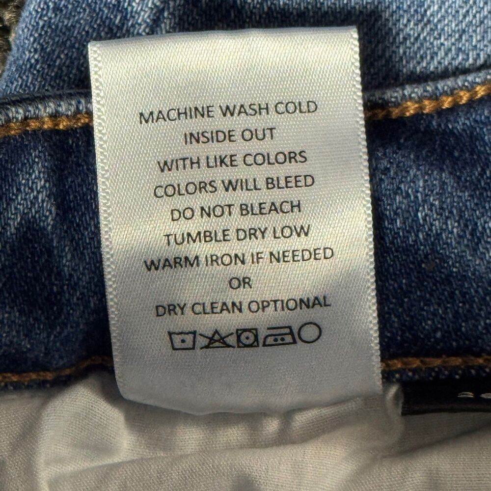 Flying Monkey High Rise Raw Hem Skinny Jeans Women's Size 26 - Picture 9 of 13